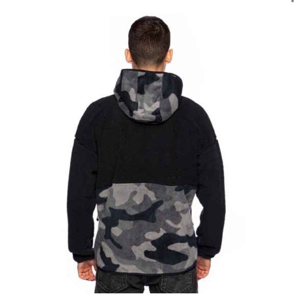 Columbia Sherpa Fleeces Backbowl™ Sherpa Full Zip Hoodie, camouflage, large - Picture 2 of 6